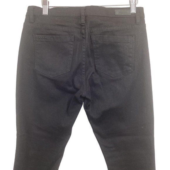 BlankNYC Blank NYC Intro black denim‎ jeans size 28 distressed raw hem - Picture 6 of 9